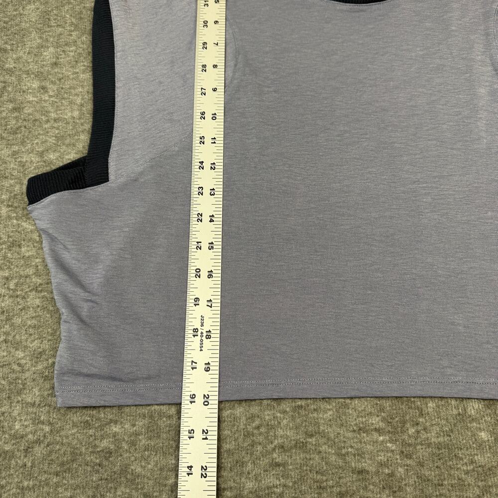 Free People My Time Tee Large Blue Flowy Oversize Muscle Tank New w/out tags - Picture 4 of 9